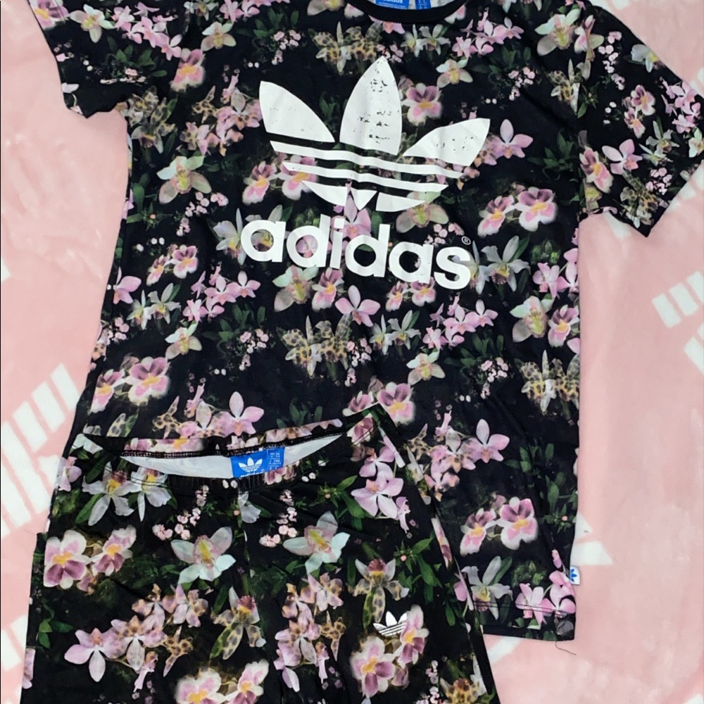 Adidas Floral Track Set UK SIZE 6